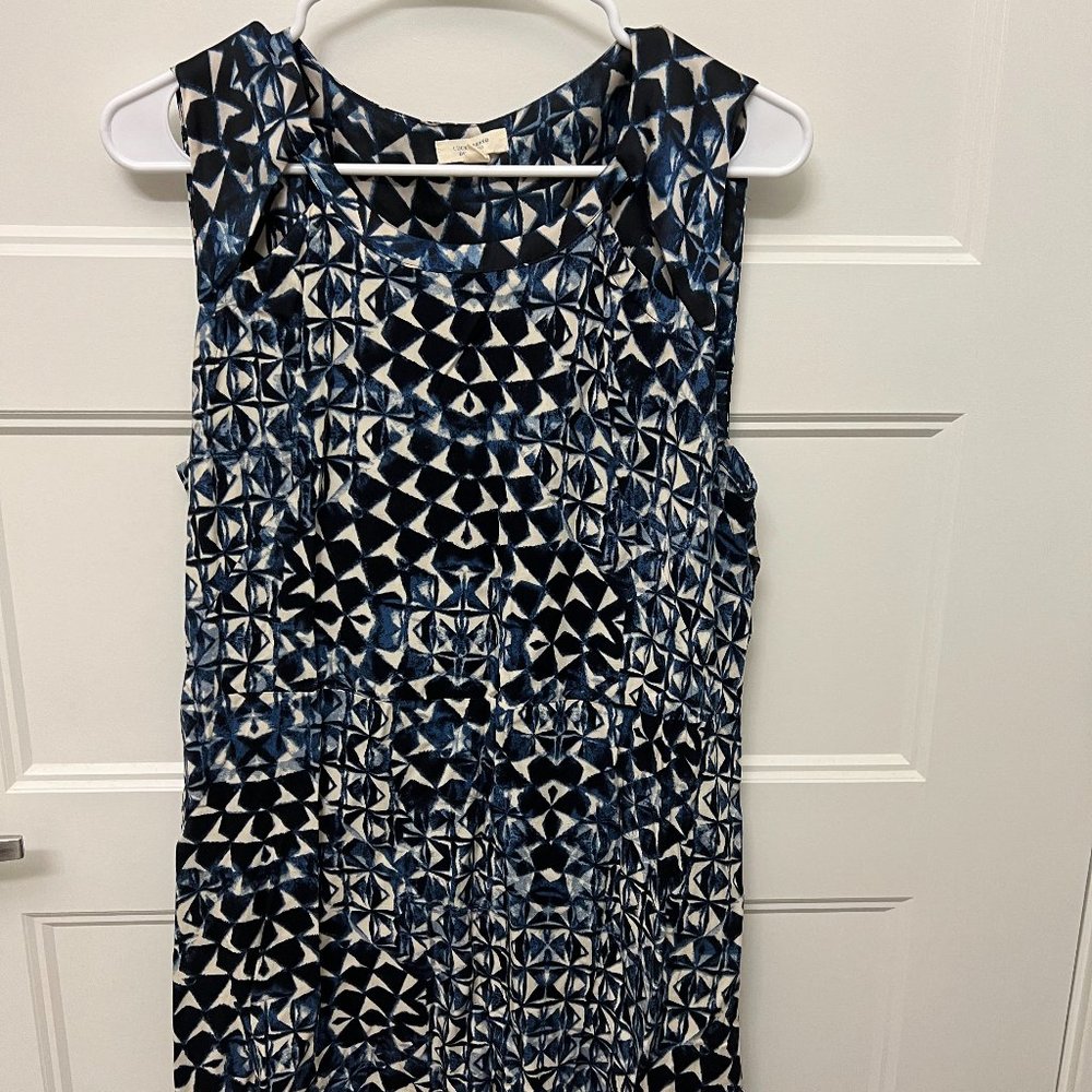 Lucky Brand Blue pattern shift dress